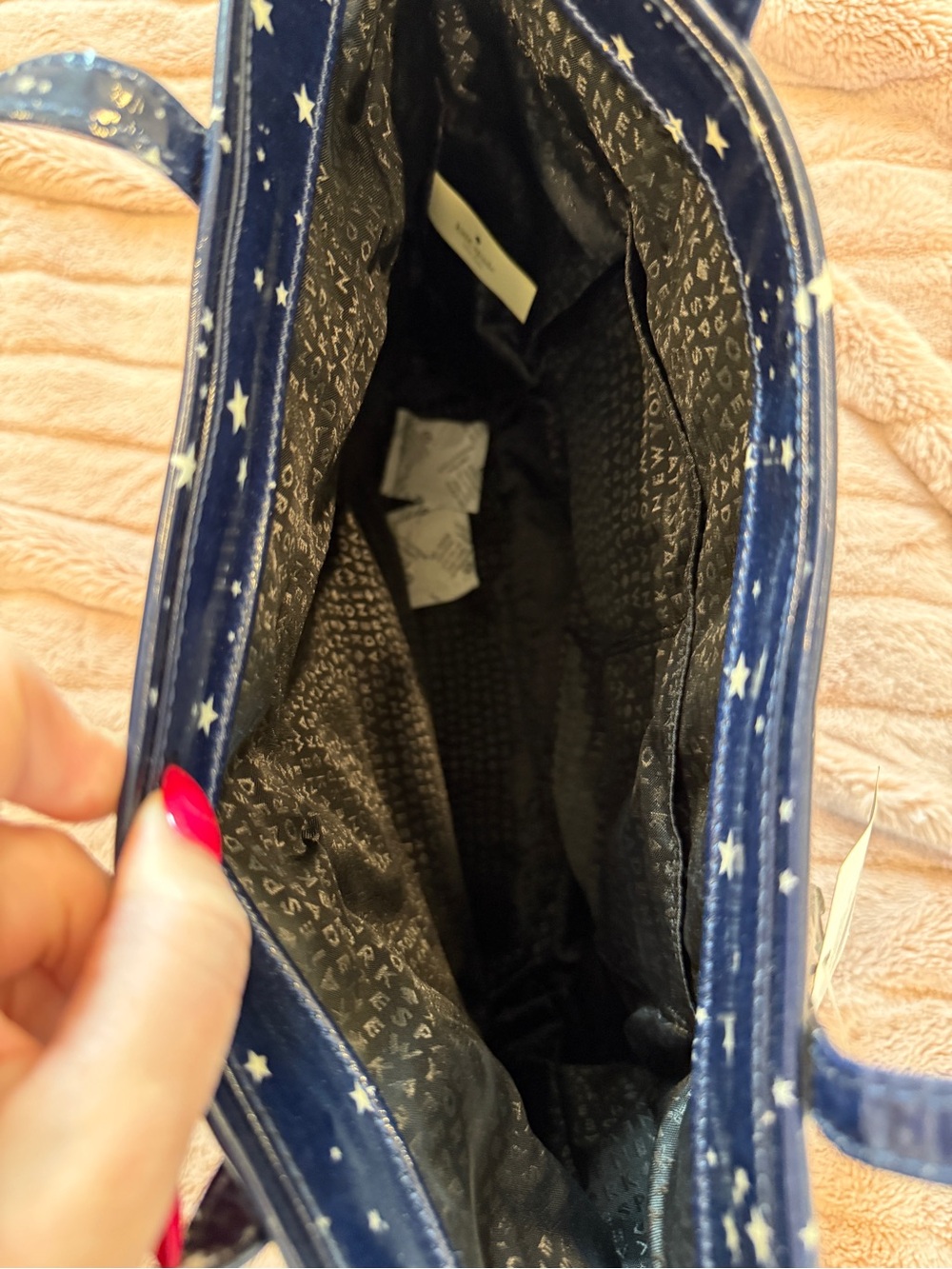 Kate Spade Blue Starry Tote - Picture 4 of 5